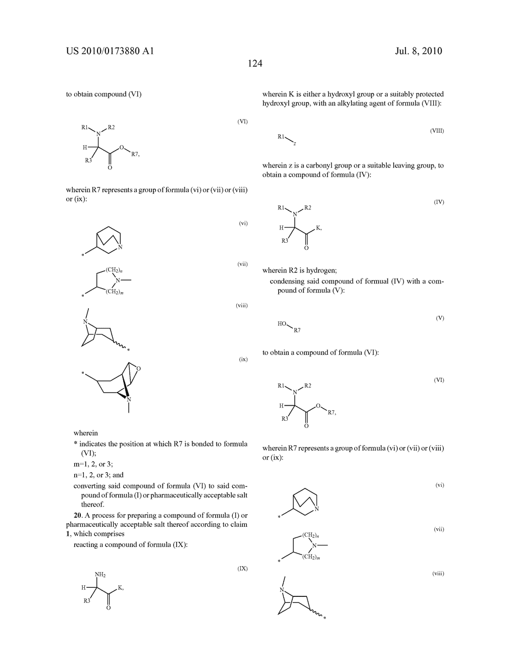 ALKALOID AMINOESTER DERIVATIVES AND MEDICINAL COMPOSITION THEREOF - diagram, schematic, and image 125