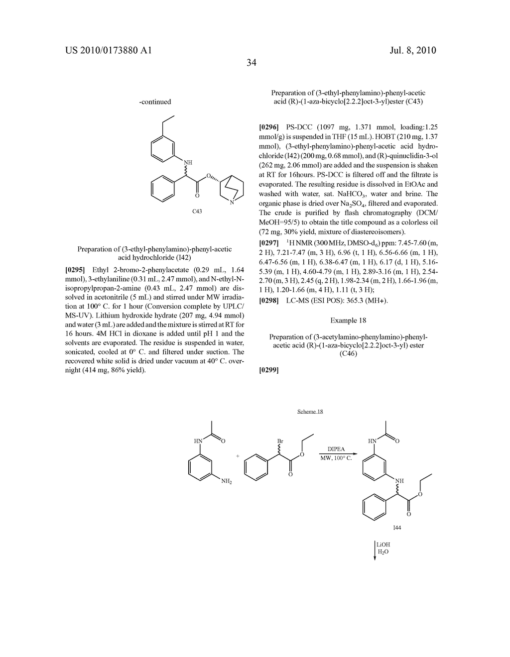 ALKALOID AMINOESTER DERIVATIVES AND MEDICINAL COMPOSITION THEREOF - diagram, schematic, and image 35