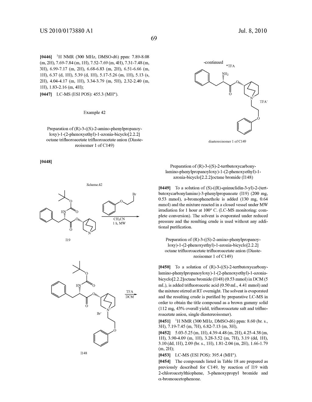 ALKALOID AMINOESTER DERIVATIVES AND MEDICINAL COMPOSITION THEREOF - diagram, schematic, and image 70