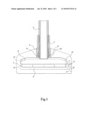 Screw type mop holder diagram and image