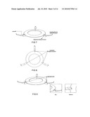 Wide flanged frying/cooking device with stand and safety plate diagram and image