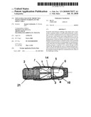 Non-lethal ballistic projectile with luminous marking of the impact area diagram and image