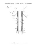 OFF-SHORE STRUCTURE, A BUOYANCY STRUCTURE, AND METHOD FOR INSTALLATION OF AN OFF-SHORE STRUCTURE diagram and image