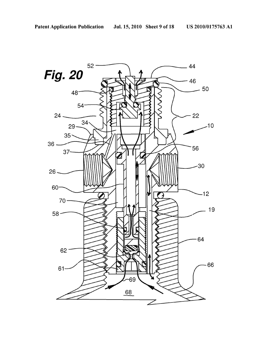 Compressed Gas Regulator Apparatus - diagram, schematic, and image 10