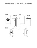 Portable tissue valet holder and dispenser diagram and image