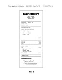 Receipt handling systems, print drivers and methods thereof diagram and image