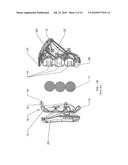 Device for power supply of a portable electric torch by storage battery unit or batteries, and lamp equipped with such a device diagram and image