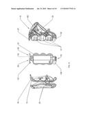 Device for power supply of a portable electric torch by storage battery unit or batteries, and lamp equipped with such a device diagram and image