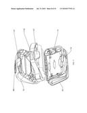 Device for power supply of a portable electric torch by storage battery unit or batteries, and lamp equipped with such a device diagram and image