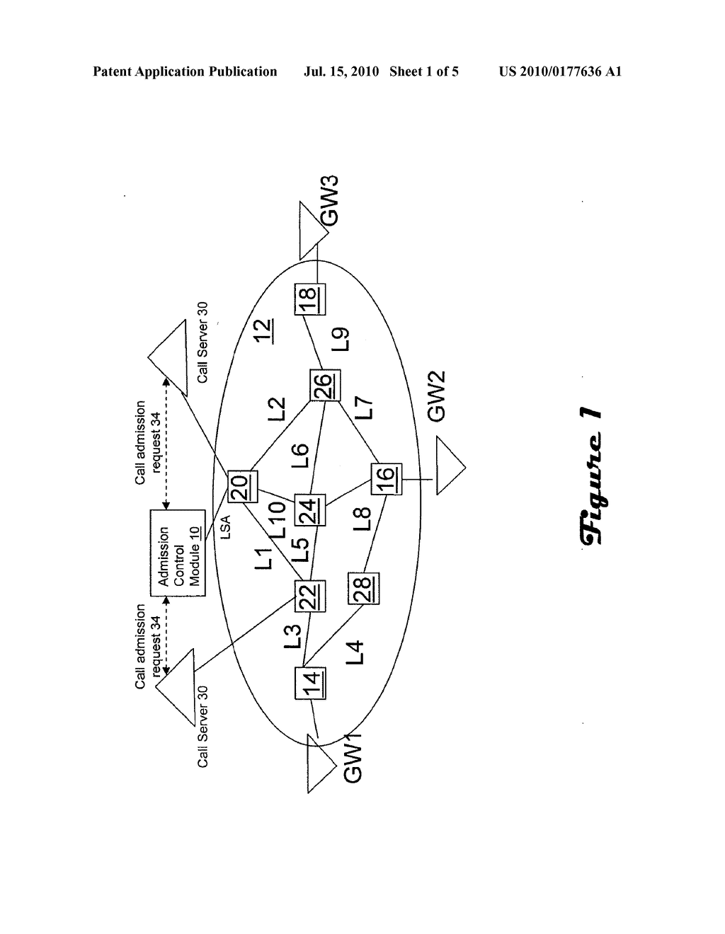 Flow Admission Control in an IP Network - diagram, schematic, and image 02