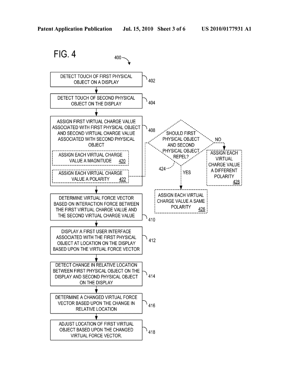 VIRTUAL OBJECT ADJUSTMENT VIA PHYSICAL OBJECT DETECTION - diagram, schematic, and image 04