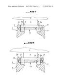 DEVICE FOR A PAVEMENT MANHOLE WITH A SUPPORT FRAME FOR CLOSING A PANEL HINGED ON THE FRAME USING PERMANENT ARTICULATION MEANS diagram and image