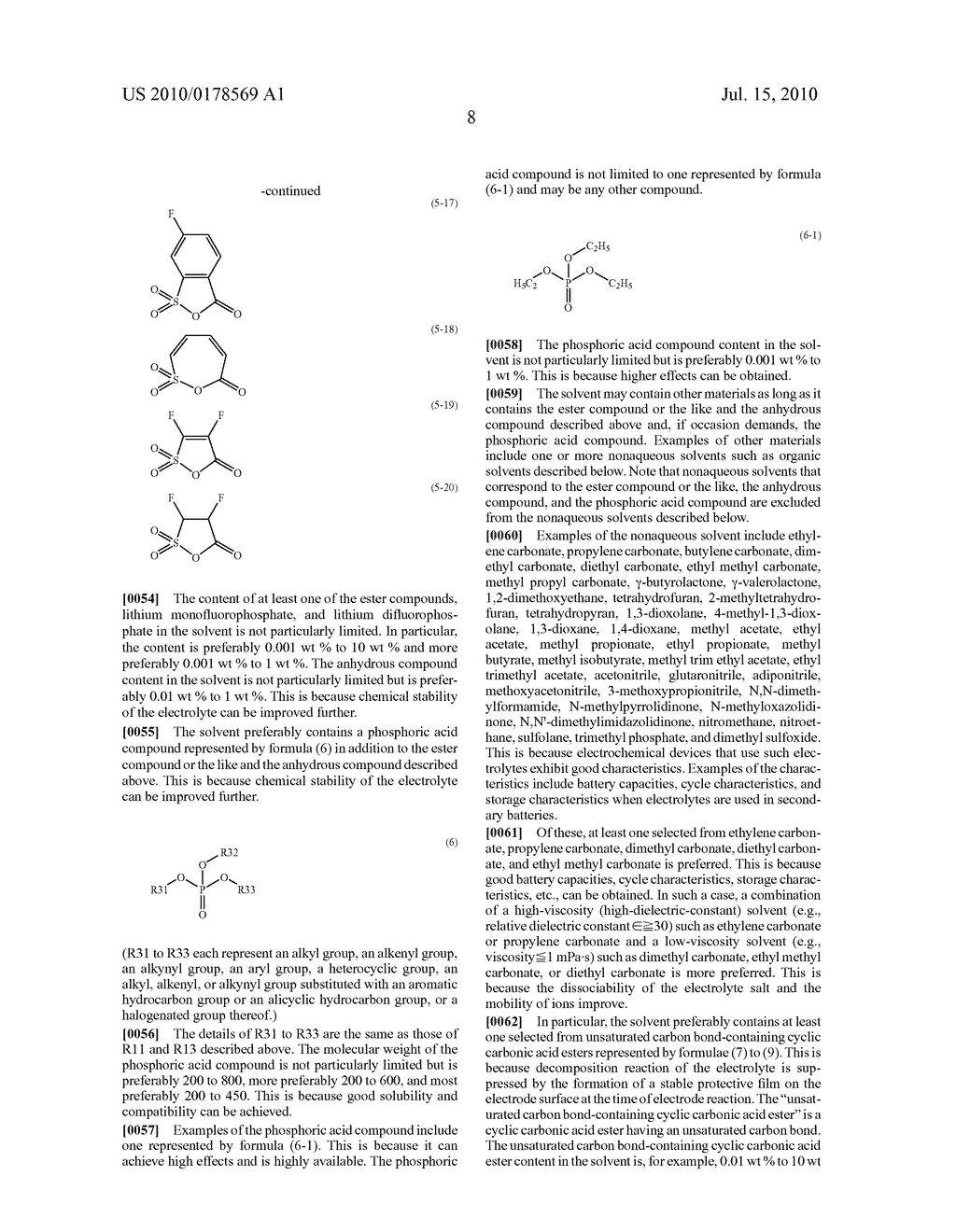 ELECTROLYTE AND SECONDARY BATTERY - diagram, schematic, and image 16