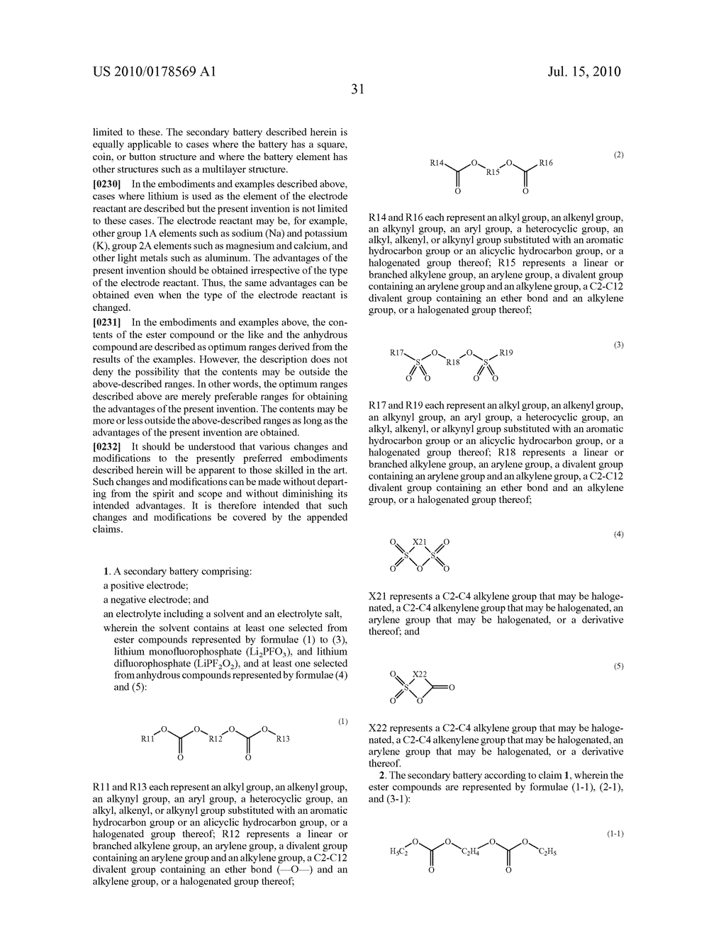 ELECTROLYTE AND SECONDARY BATTERY - diagram, schematic, and image 39