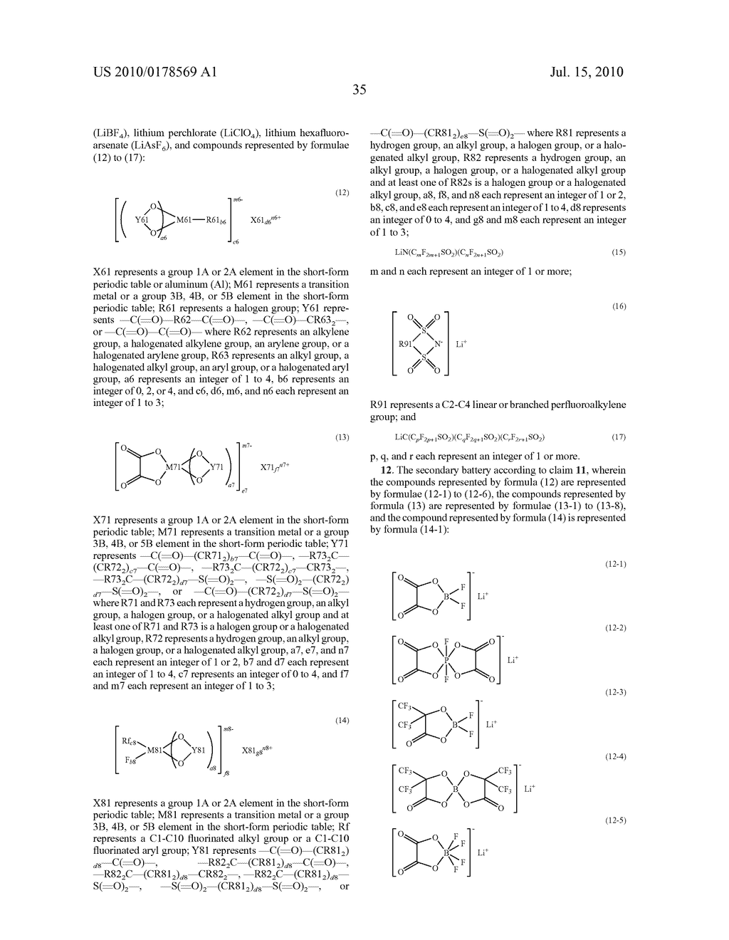 ELECTROLYTE AND SECONDARY BATTERY - diagram, schematic, and image 43