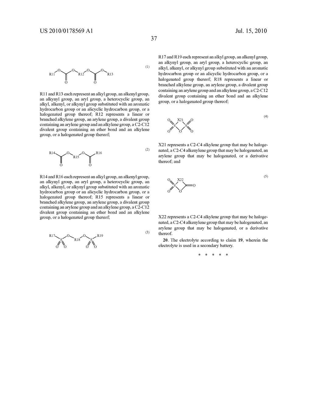 ELECTROLYTE AND SECONDARY BATTERY - diagram, schematic, and image 45