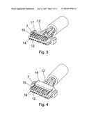 Piercing Terminal, Electric Connector and Their Production Process diagram and image