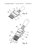 Piercing Terminal, Electric Connector and Their Production Process diagram and image