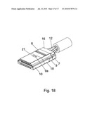 Piercing Terminal, Electric Connector and Their Production Process diagram and image