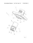 ELECTRICAL PLUG CONNECTOR WITH LOCKABLE INSULATING BODY THAT IS UNLOCKABLE WITHOUT TOOLS diagram and image