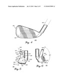 Golf Club Heads With Augmented Side Surfaces And Weighting, And Related Methods diagram and image