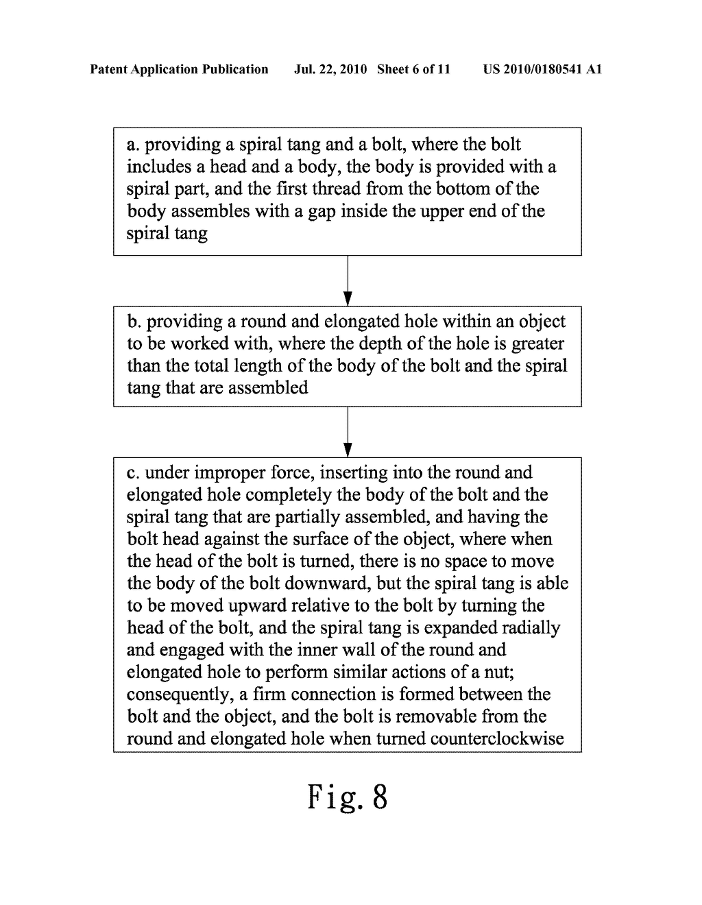  Reusable Expansion Anchoring Assembly and Setting Method Thereof - diagram, schematic, and image 07