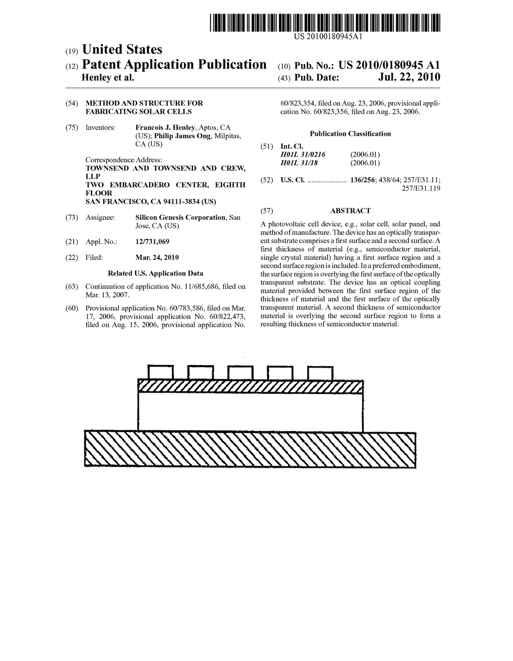 Method and Structure for Fabricating Solar Cells - diagram, schematic, and image 01