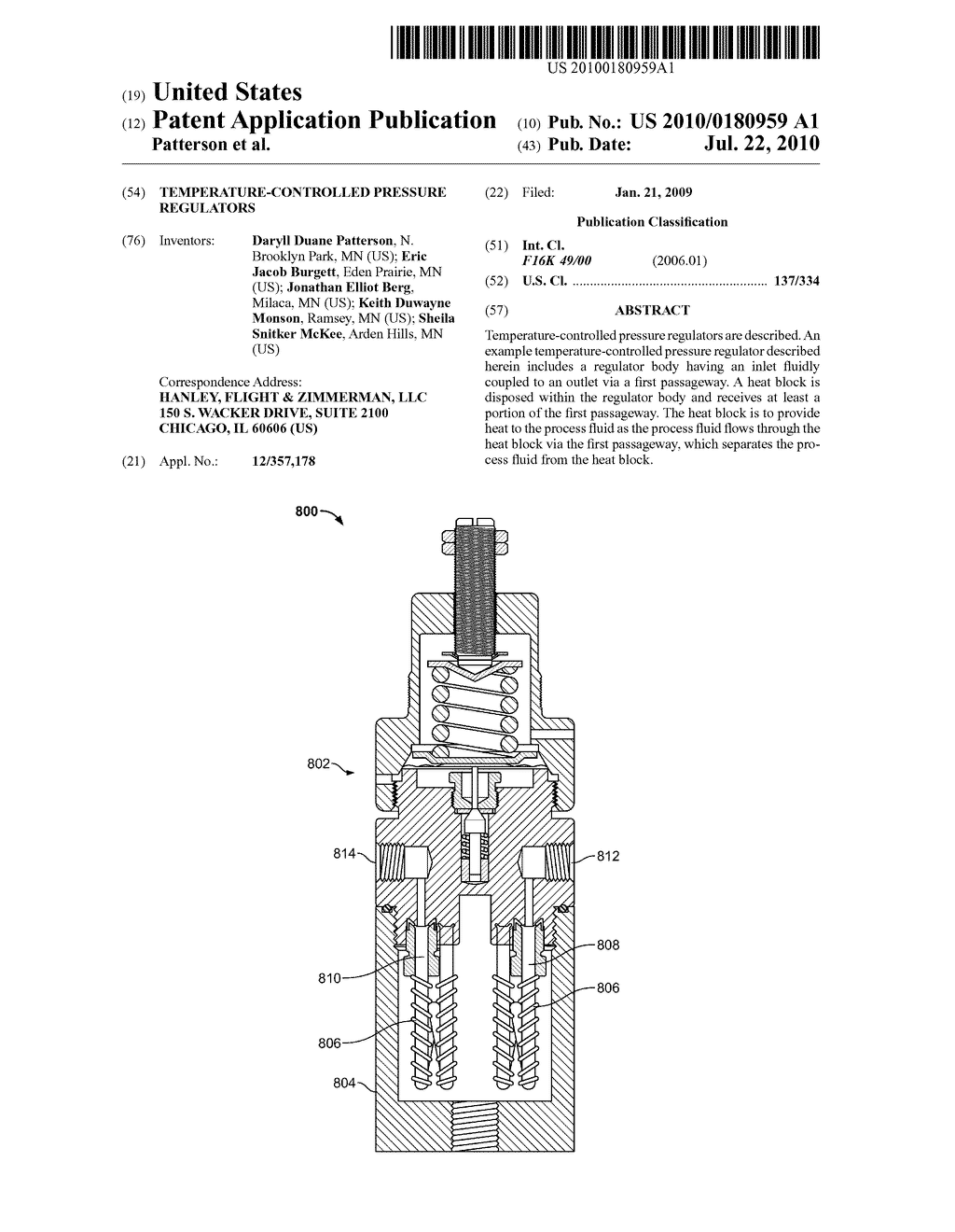 TEMPERATURE-CONTROLLED PRESSURE REGULATORS - diagram, schematic, and image 01