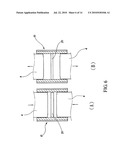 RING HEAT DISSIPATING DEVICE FORMED BY PUNCHING AND RIVETING THROUGH A SHAPING MOLD diagram and image