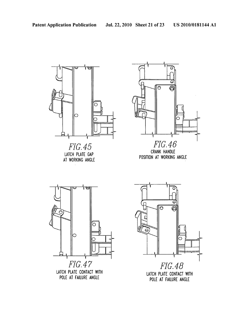 Steel pump jack with safety latch and method - diagram, schematic, and image 22