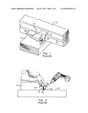APPARATUS AND METHOD FOR RAPID INSTALLATION OF HIDDEN DECK PLANK FASTENERS diagram and image