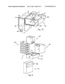 ITEM OF AIRCRAFT GALLEY FURNITURE AND AIRCRAFT COMPRISING SUCH AN ITEM OF FURNITURE diagram and image