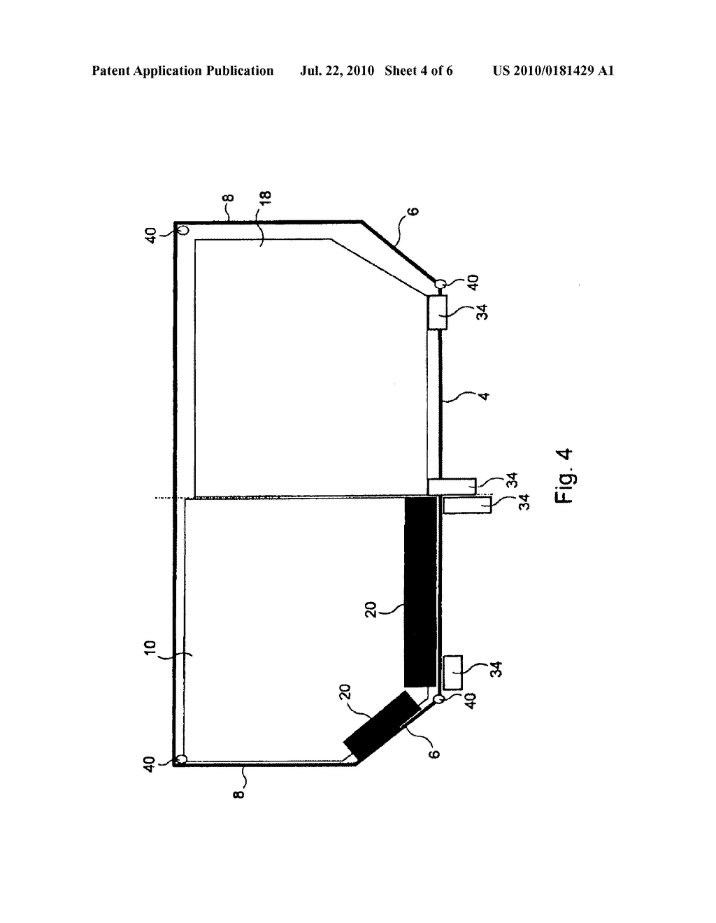 DEVICE FOR MOVING OBJECTS, INTENDED IN PARTICULAR FOR LUGGAGE IN A HOLD OF AN AIRCRAFT - diagram, schematic, and image 05