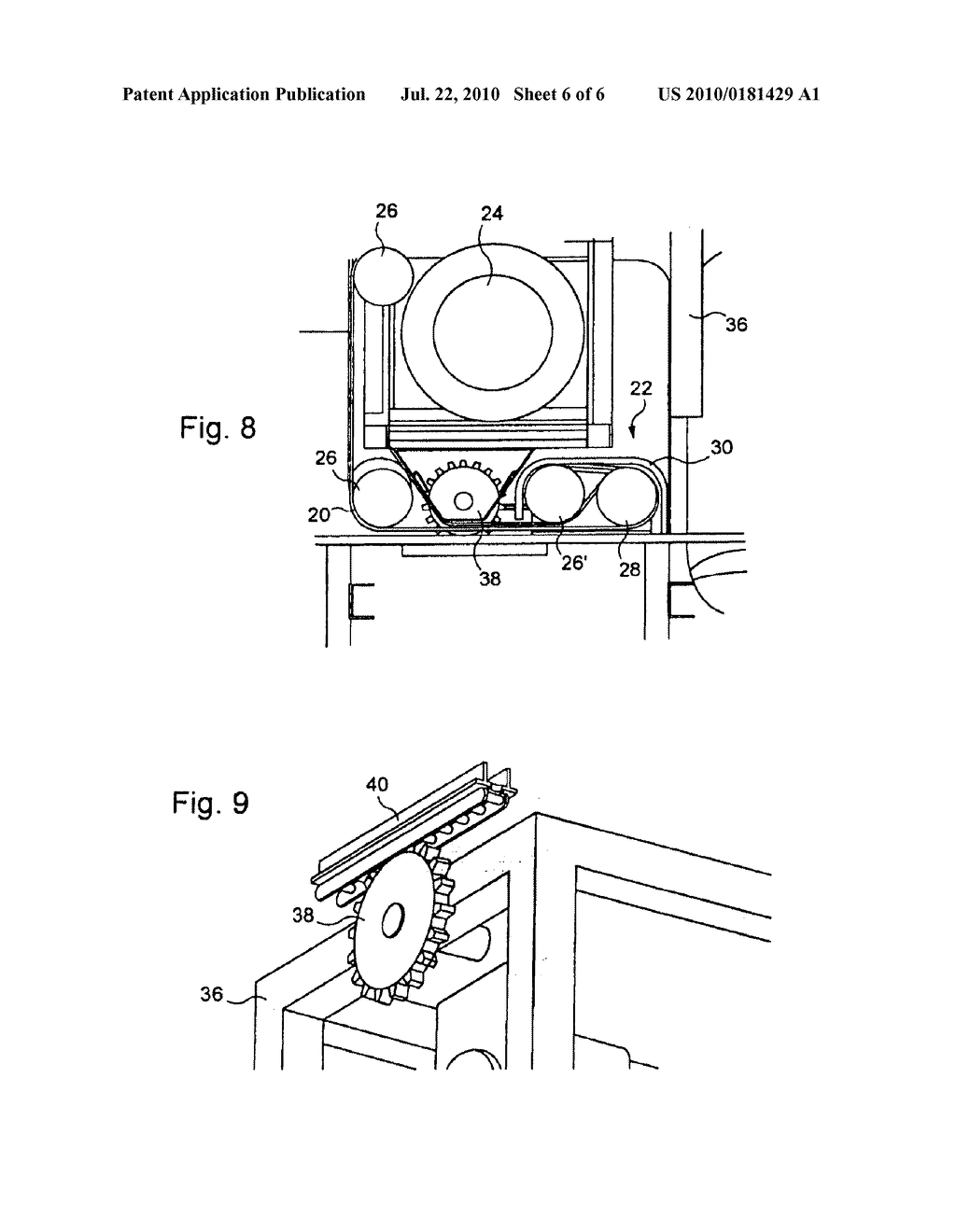 DEVICE FOR MOVING OBJECTS, INTENDED IN PARTICULAR FOR LUGGAGE IN A HOLD OF AN AIRCRAFT - diagram, schematic, and image 07
