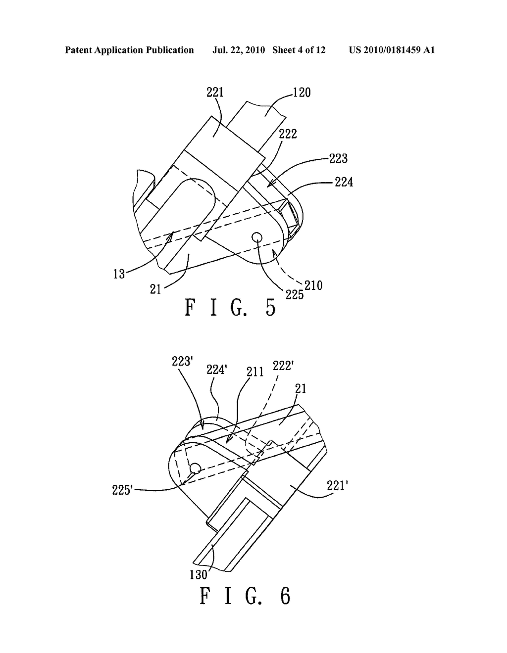 FOLDABLE SUPPORT FRAME ASSEMBLY WITH SCISSOR-LINKAGES - diagram, schematic, and image 05