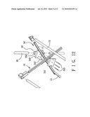 FOLDABLE SUPPORT FRAME ASSEMBLY WITH SCISSOR-LINKAGES diagram and image