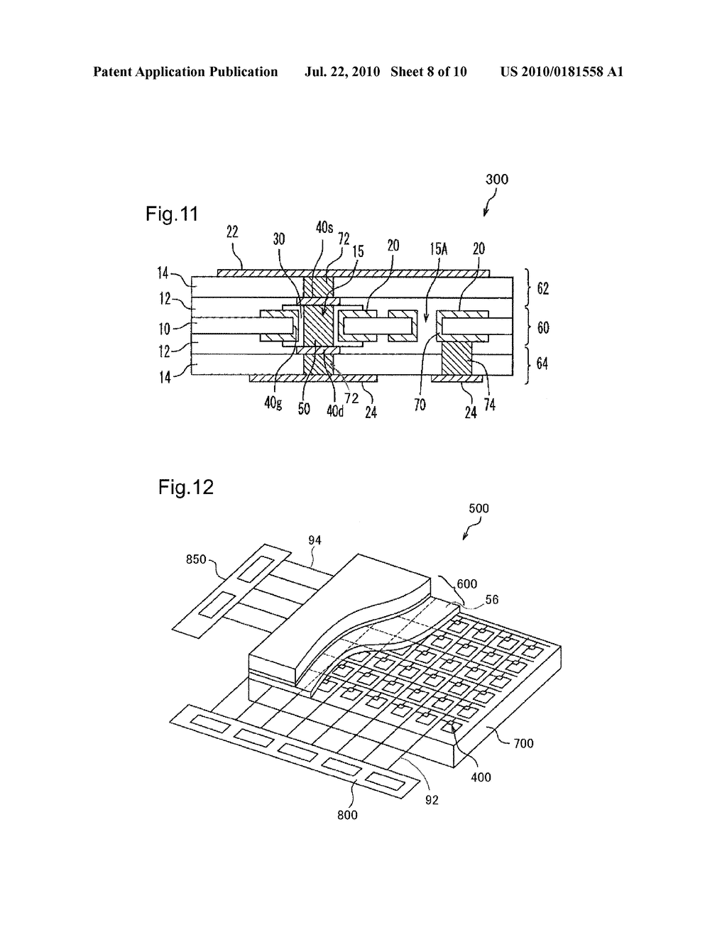 SEMICONDUCTOR DEVICE, SEMICONDUCTOR DEVICE MANUFACTURING METHOD AND IMAGE DISPLAY DEVICE - diagram, schematic, and image 09