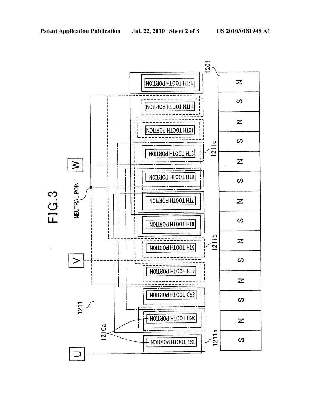 Motor apparatus with voltage step-up function - diagram, schematic, and image 03