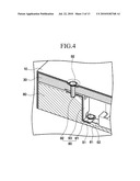 DISPLAY DEVICE WITH A GROUND ELECTRODE PHYSICALLY CONTACTING A RECEPTACLE MADE OF AN INSULATING MATERIAL diagram and image