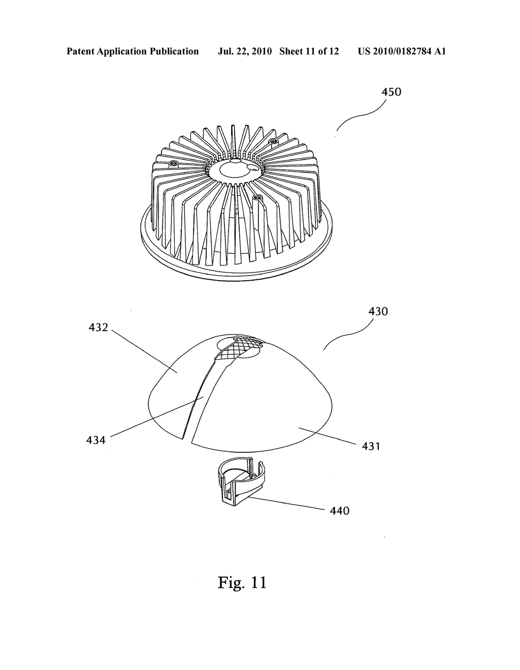 LED reflector - diagram, schematic, and image 12