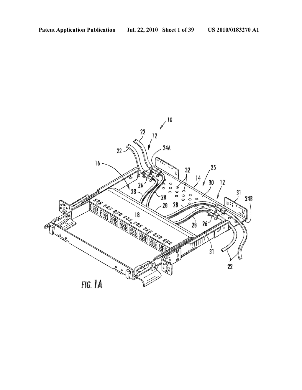 Clip for Securing a Fiber Optic Cable Assembly and Associated Assemblies - diagram, schematic, and image 02