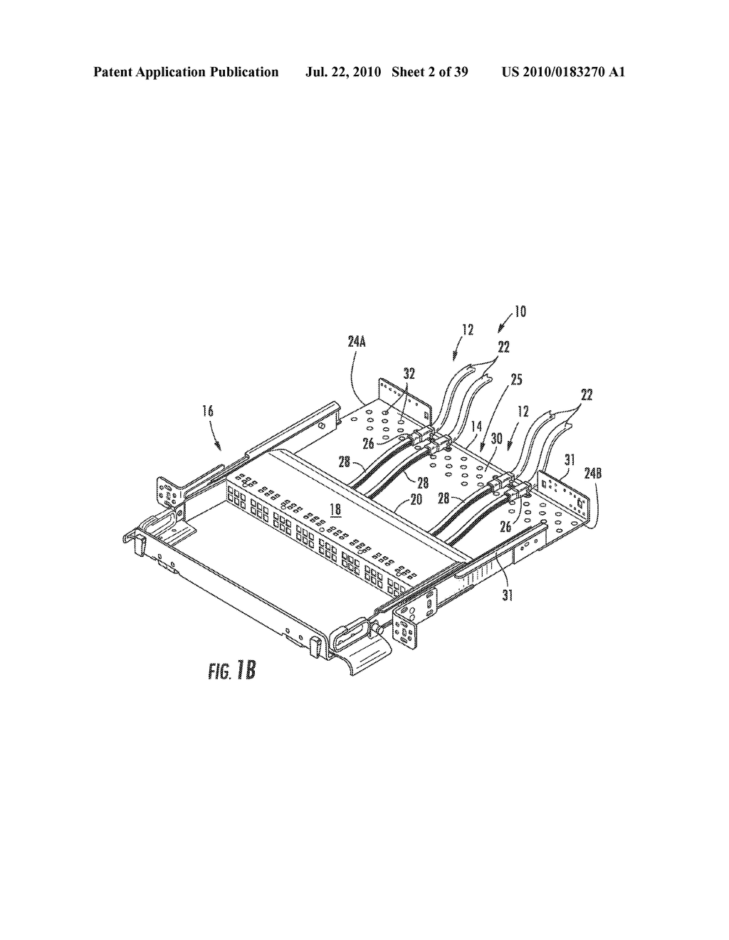 Clip for Securing a Fiber Optic Cable Assembly and Associated Assemblies - diagram, schematic, and image 03