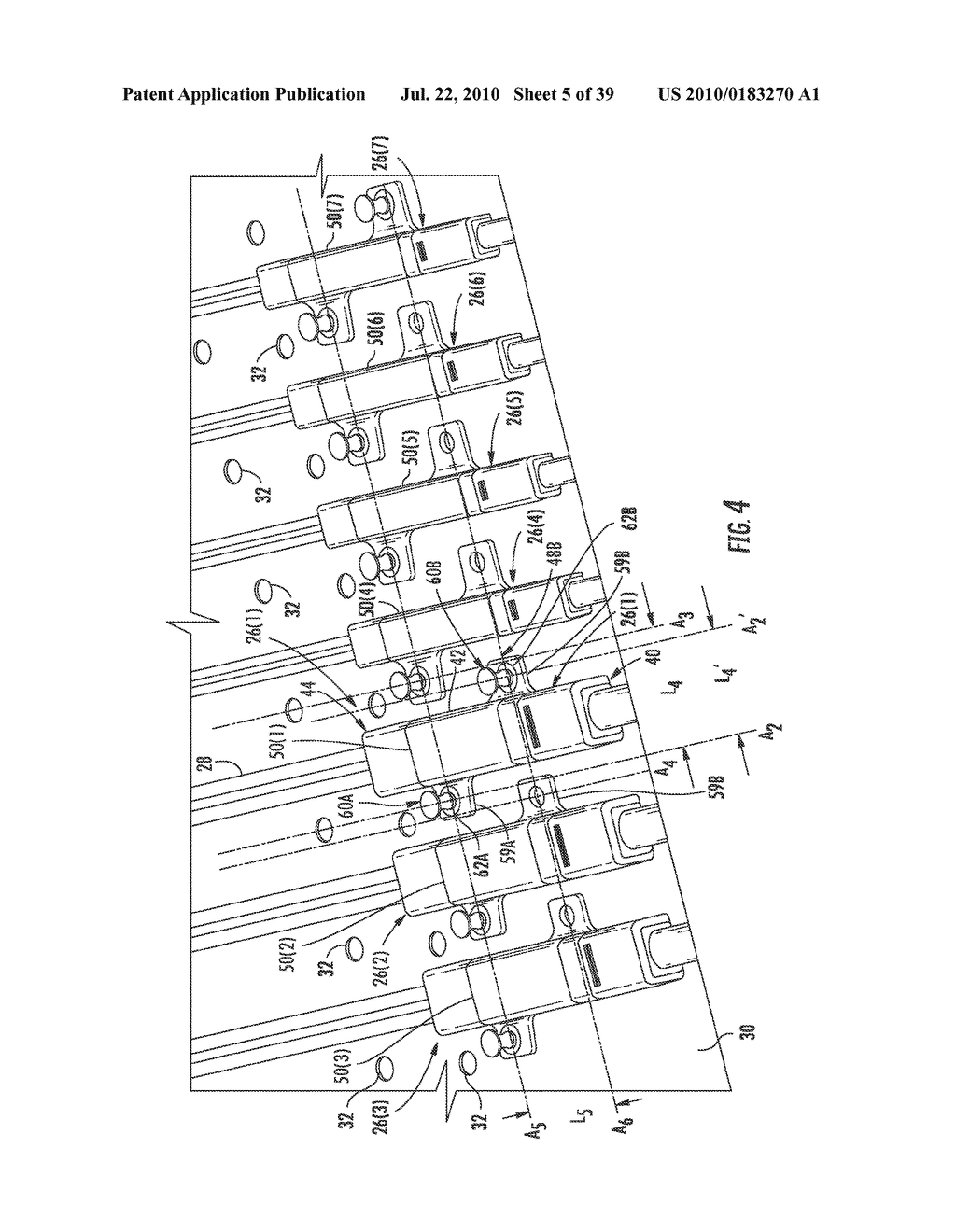 Clip for Securing a Fiber Optic Cable Assembly and Associated Assemblies - diagram, schematic, and image 06