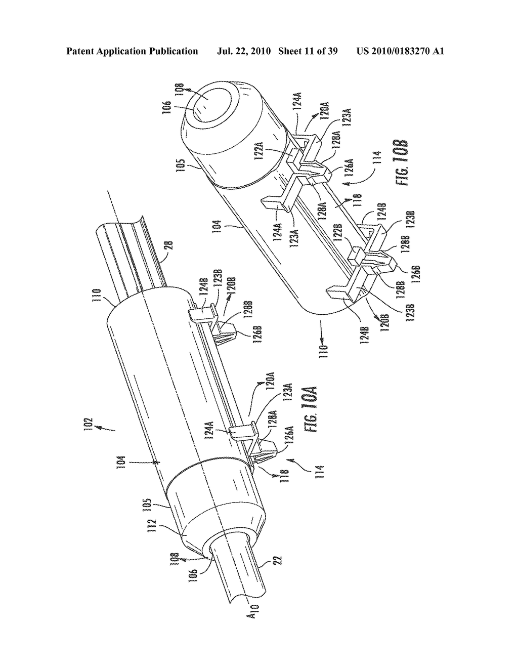 Clip for Securing a Fiber Optic Cable Assembly and Associated Assemblies - diagram, schematic, and image 12