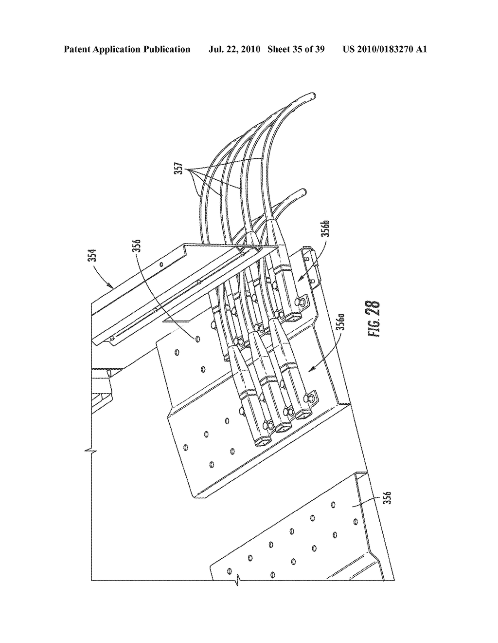 Clip for Securing a Fiber Optic Cable Assembly and Associated Assemblies - diagram, schematic, and image 36