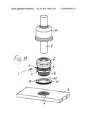 CABLE SCREW CONNECTION HAVING A COUNTER SLEEVE OR UNION NUT diagram and image