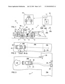 ARRANGEMENT FOR MONITORING THE LOCATION OF A MINING VEHICLE IN A MINE diagram and image