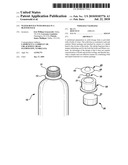 WATER BOTTLE WITH DOSAGE IN A BLISTER PACK diagram and image