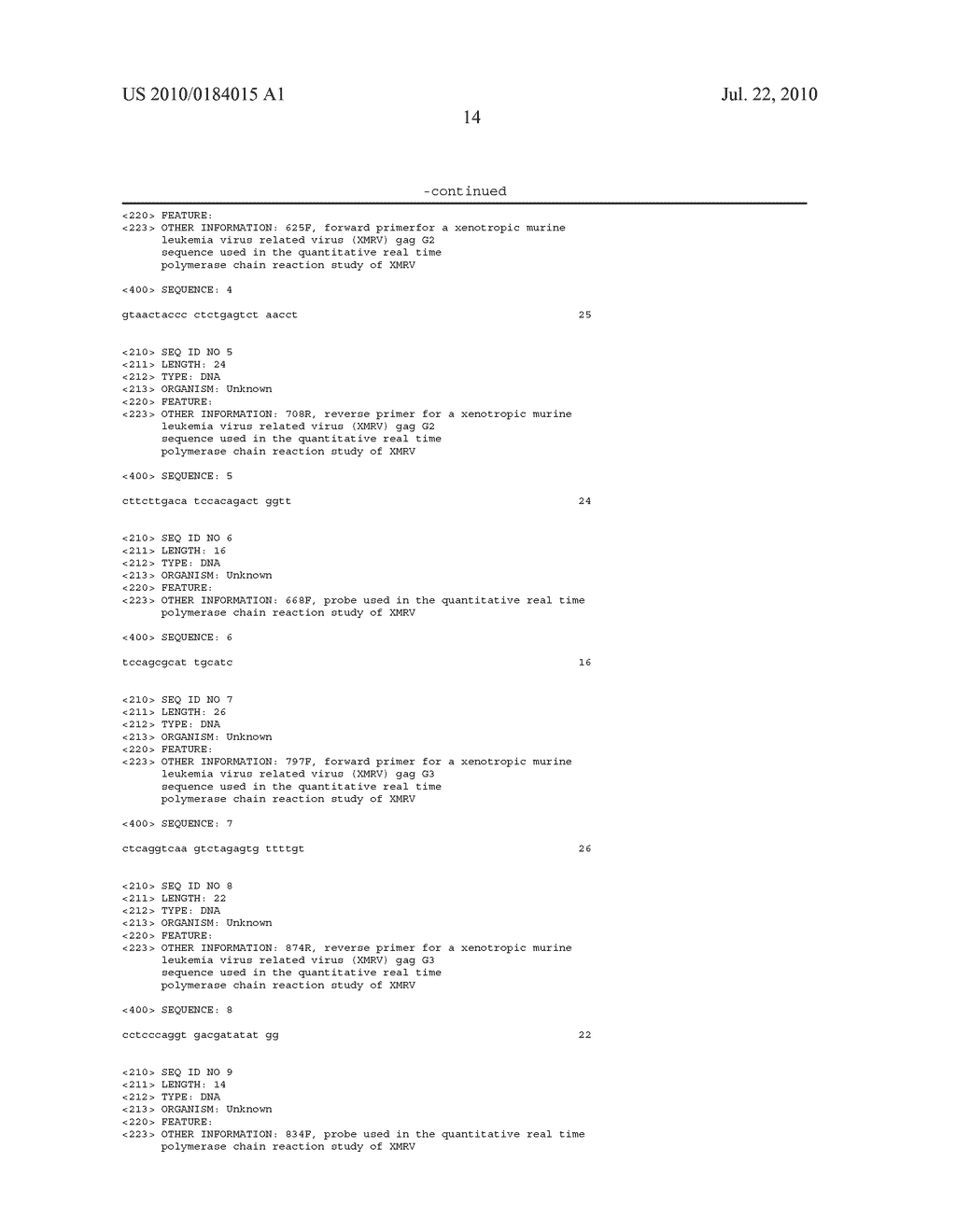 METHOD FOR DETECTION OF XMRV - diagram, schematic, and image 30