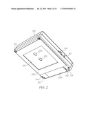 HANDHELD DISPLAY DEVICE FOR ASSOCIATING MULTIMEDIA OBJECTS WITH PRINTED SUBSTRATES diagram and image